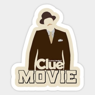 Clue movie t-shirt Sticker